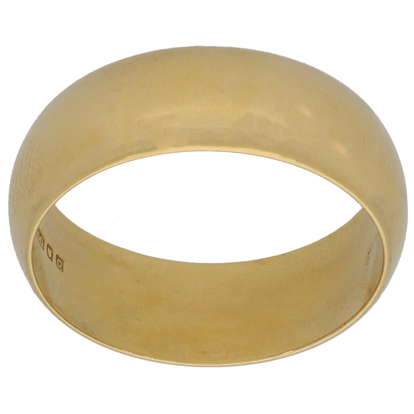 18ct Gold Plain Wedding Ring Size O