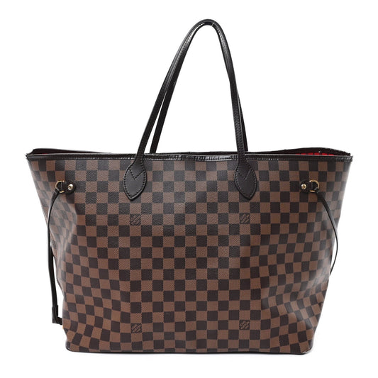 Louis Vuitton Damier Ebene Neo Neverfull GM Coated Canvas Bag - Brown