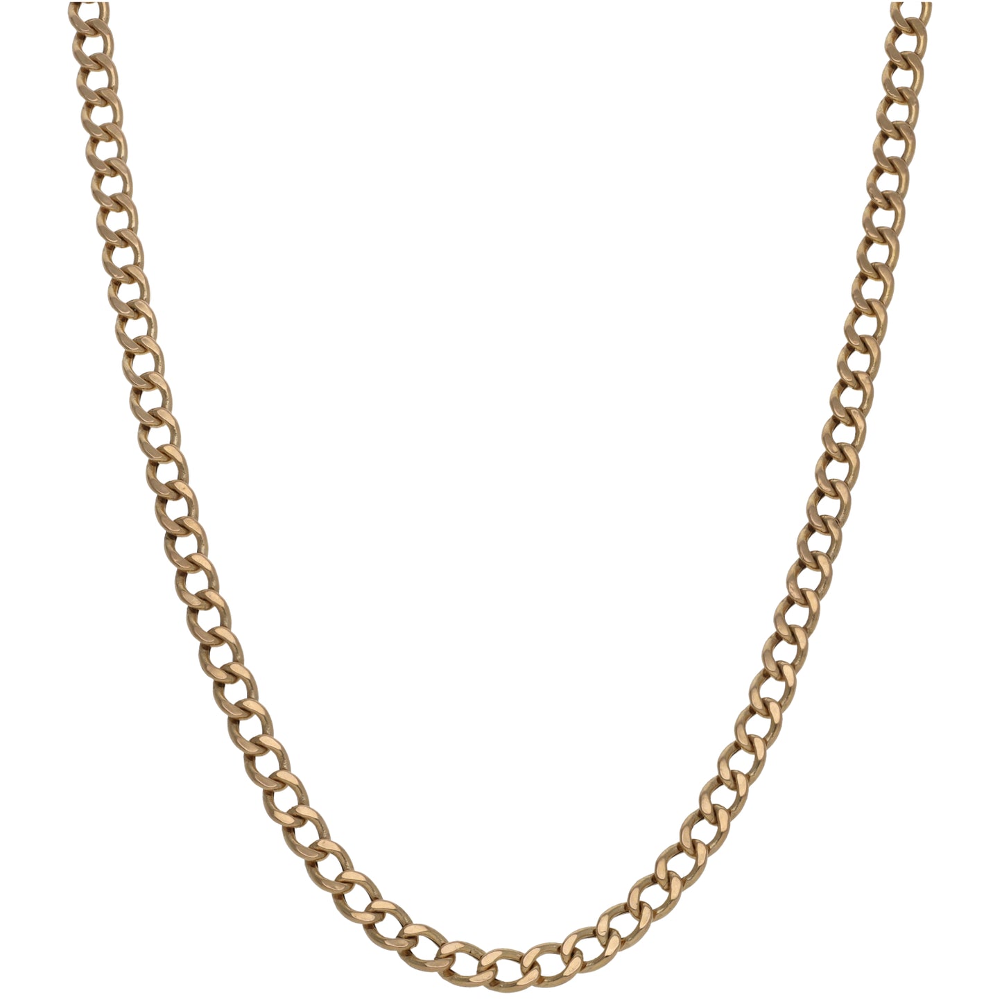 9ct Gold Curb Chain 20"