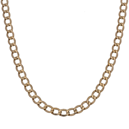 9ct Gold Curb Chain 20"