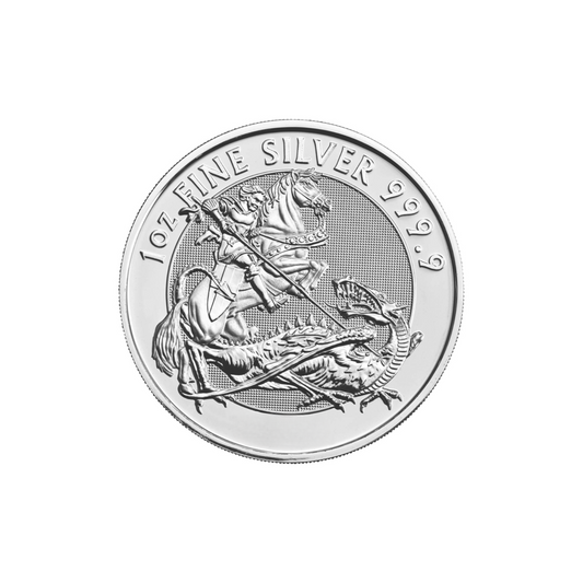 Fine Silver Queen Elizabeth II 1oz Valiant Coin - Various Dates