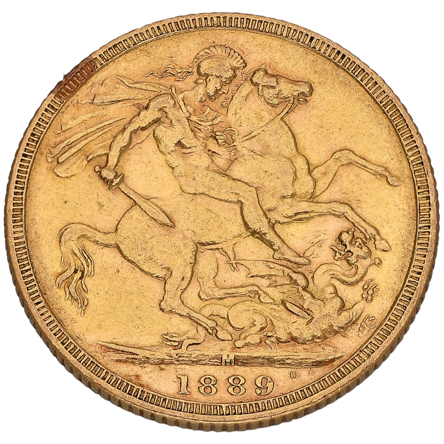 22ct Gold Queen Victoria Full Sovereign Coin 1889