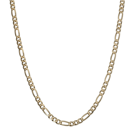 9ct Gold Figaro Chain 22"