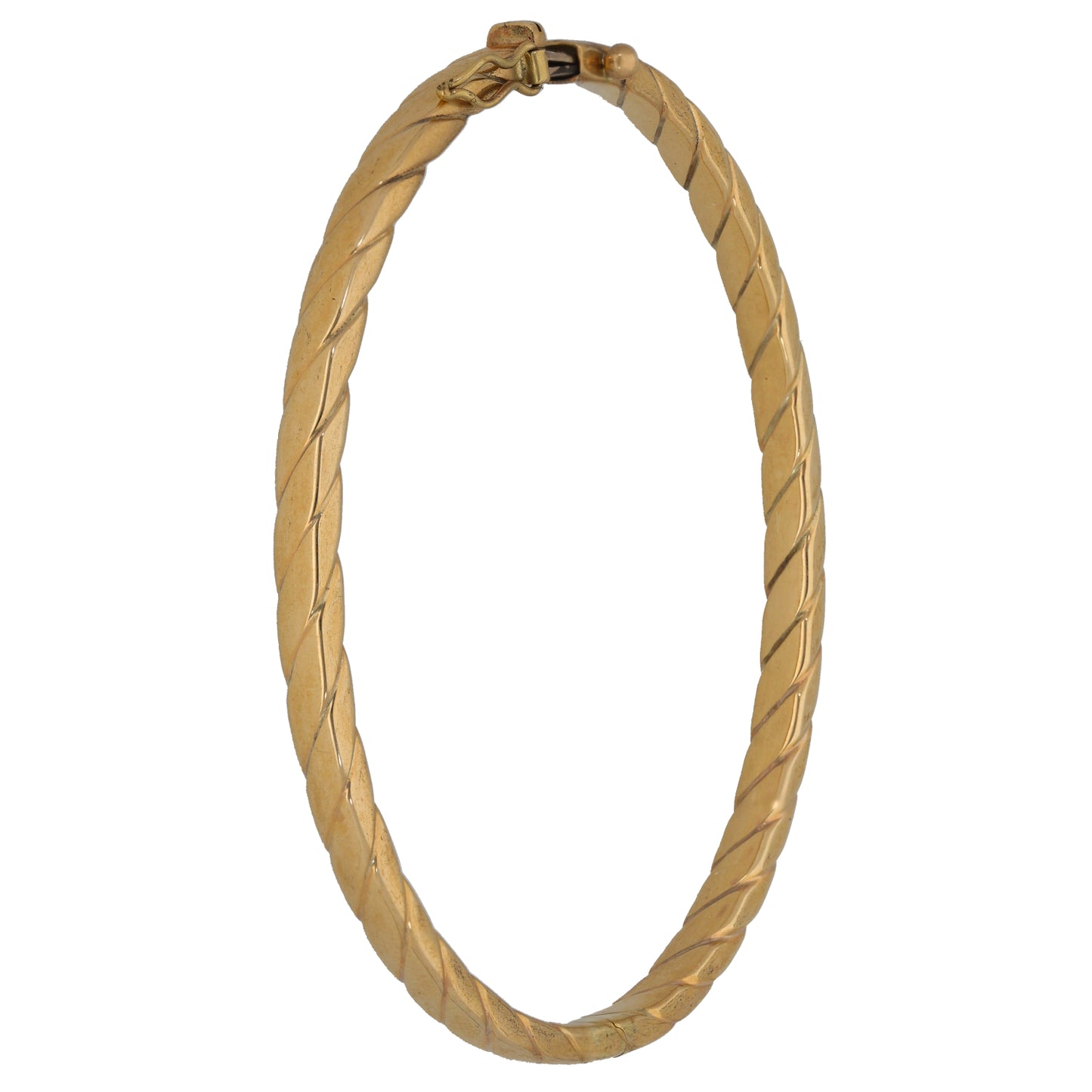 9ct Gold Hinged/Clasp Bangle