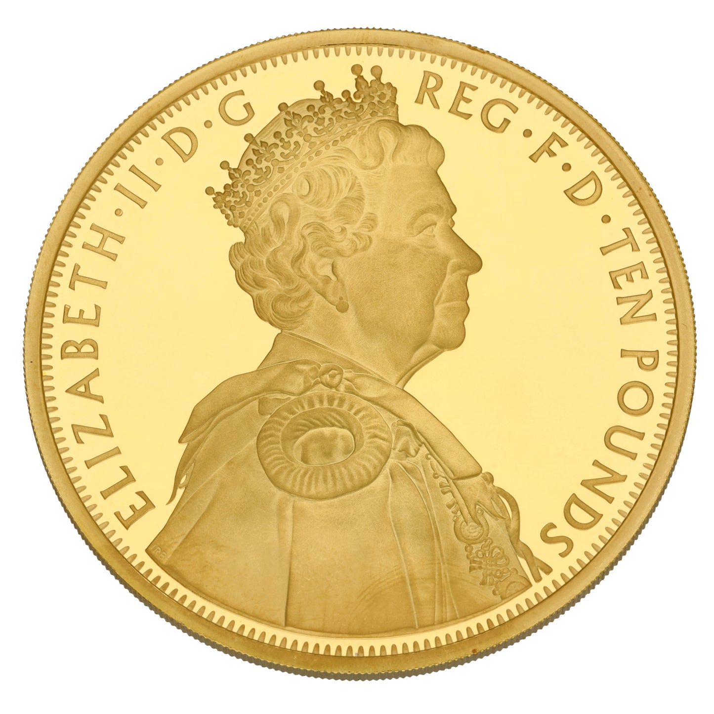24ct Gold Queen Elizabeth II Diamond Jubilee 5 OZ Coin 2012