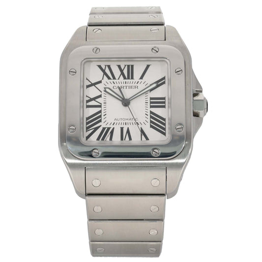 Cartier Santos 100 W200737G 38mm Stainless Steel Watch
