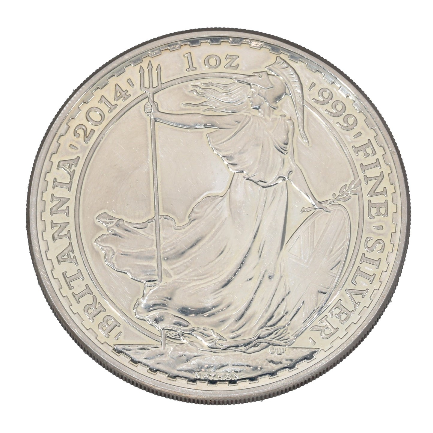Fine Silver Queen Elizabeth II 1 OZ Britannia Coin 2014