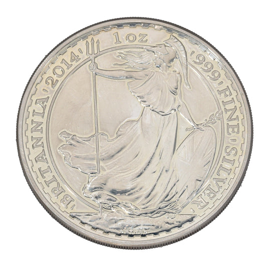 Fine Silver Queen Elizabeth II 1 OZ Britannia Coin 2014