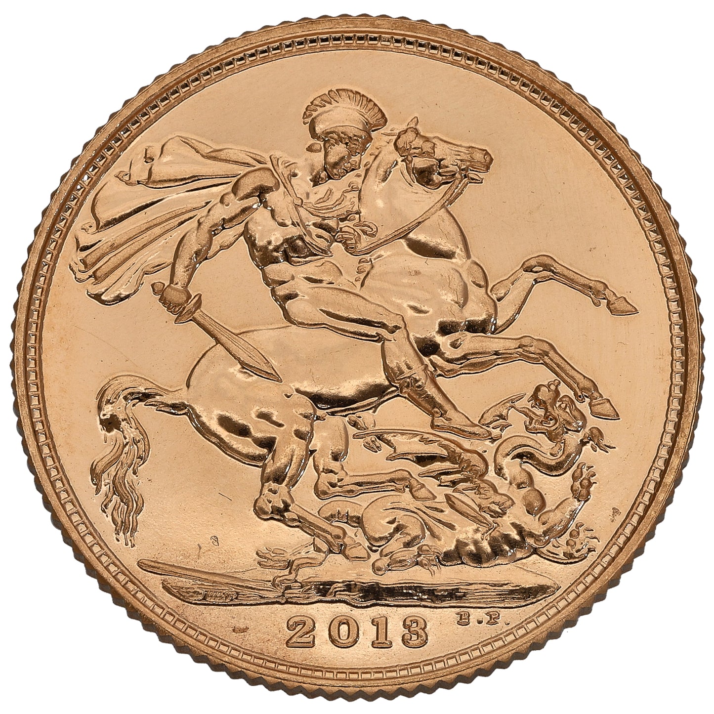 22ct Gold Queen Elizabeth II Full Sovereign Coin 2013