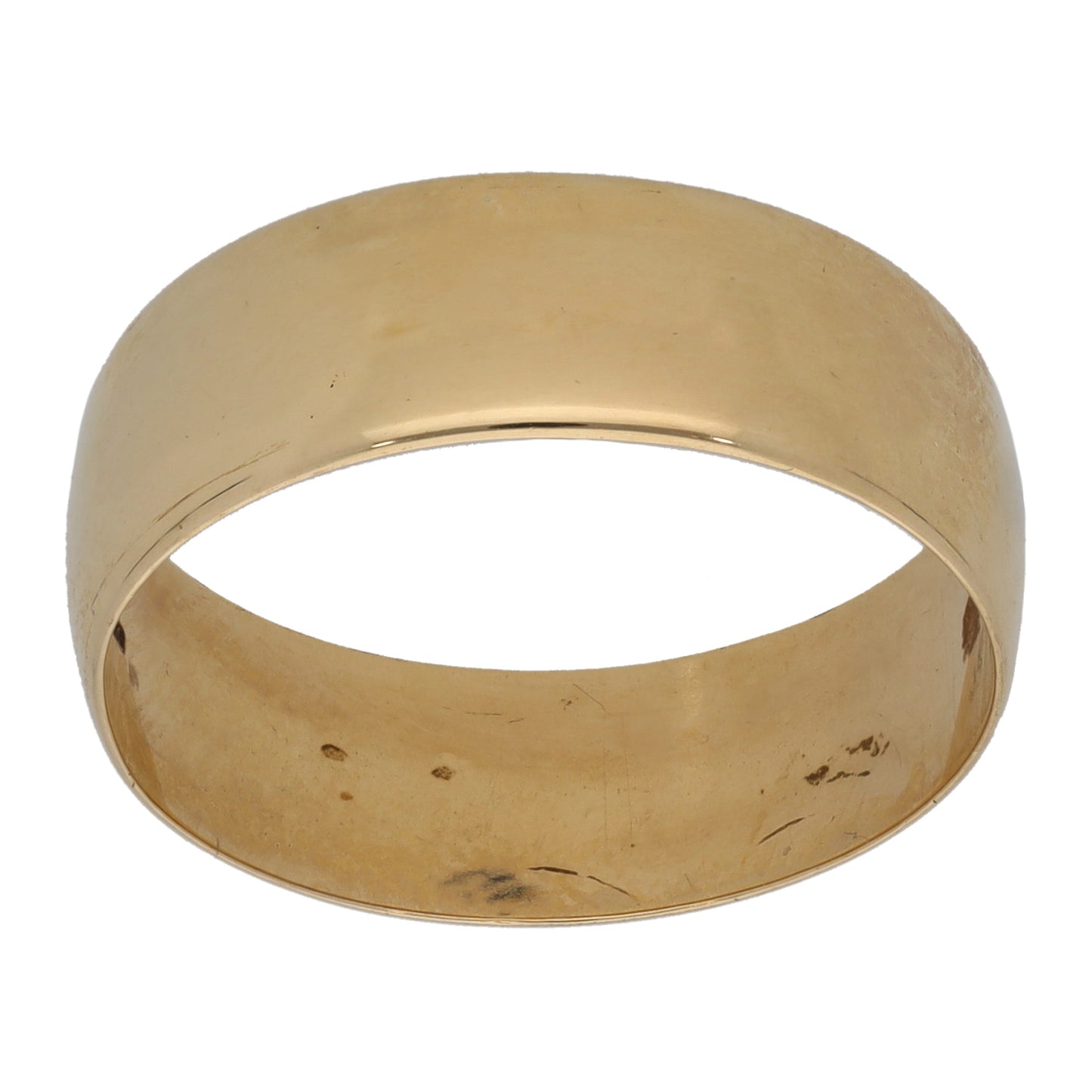 9ct Gold Plain Wedding Ring Size S