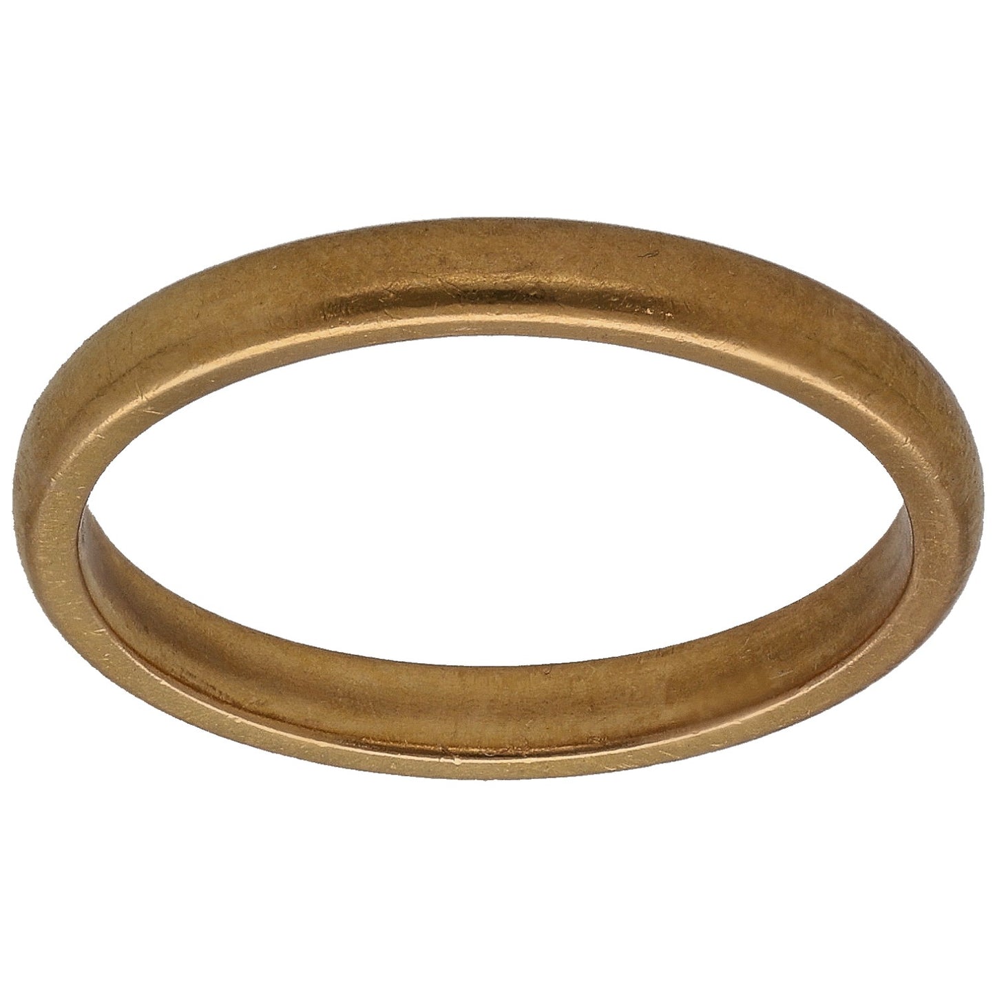 22ct Gold Plain Wedding Ring Size L