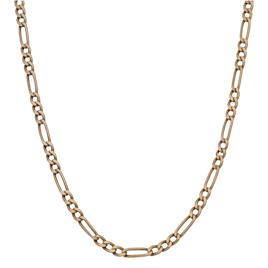 9ct Gold Figaro Chain 20"