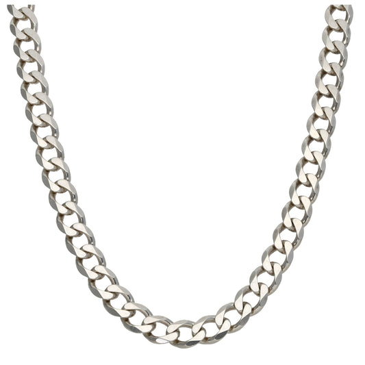 Sterling Silver Curb Chain 23"
