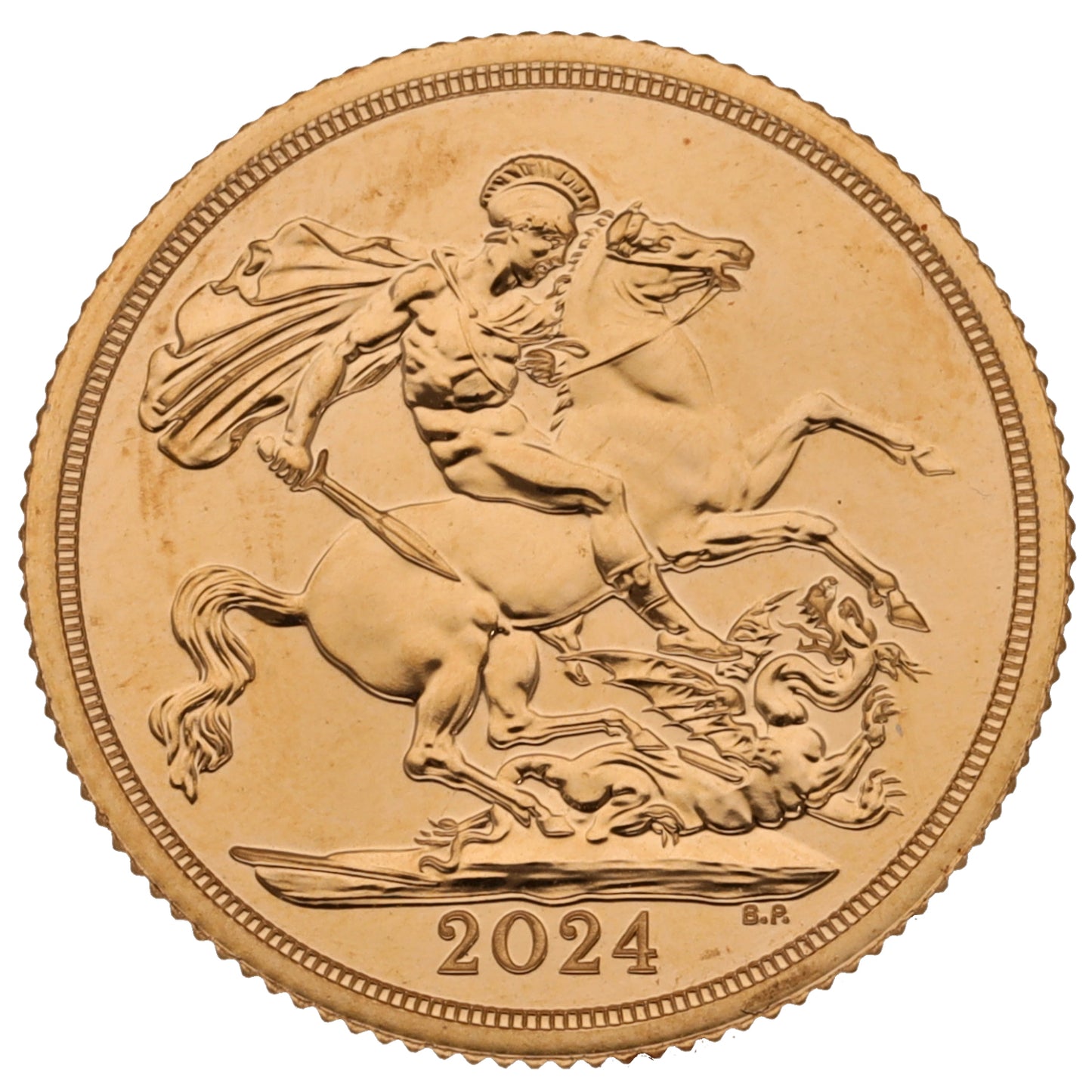 22ct Gold King Charles III Full Sovereign Coin 2024