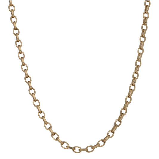 9ct Gold Belcher Chain 16"