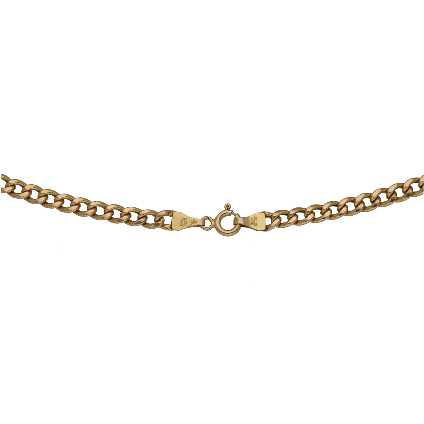 9ct Gold Curb Chain 24"