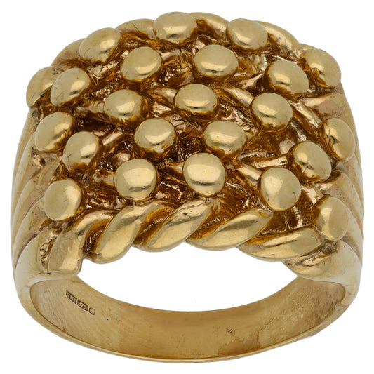 9ct Gold Keeper Ring Size Z