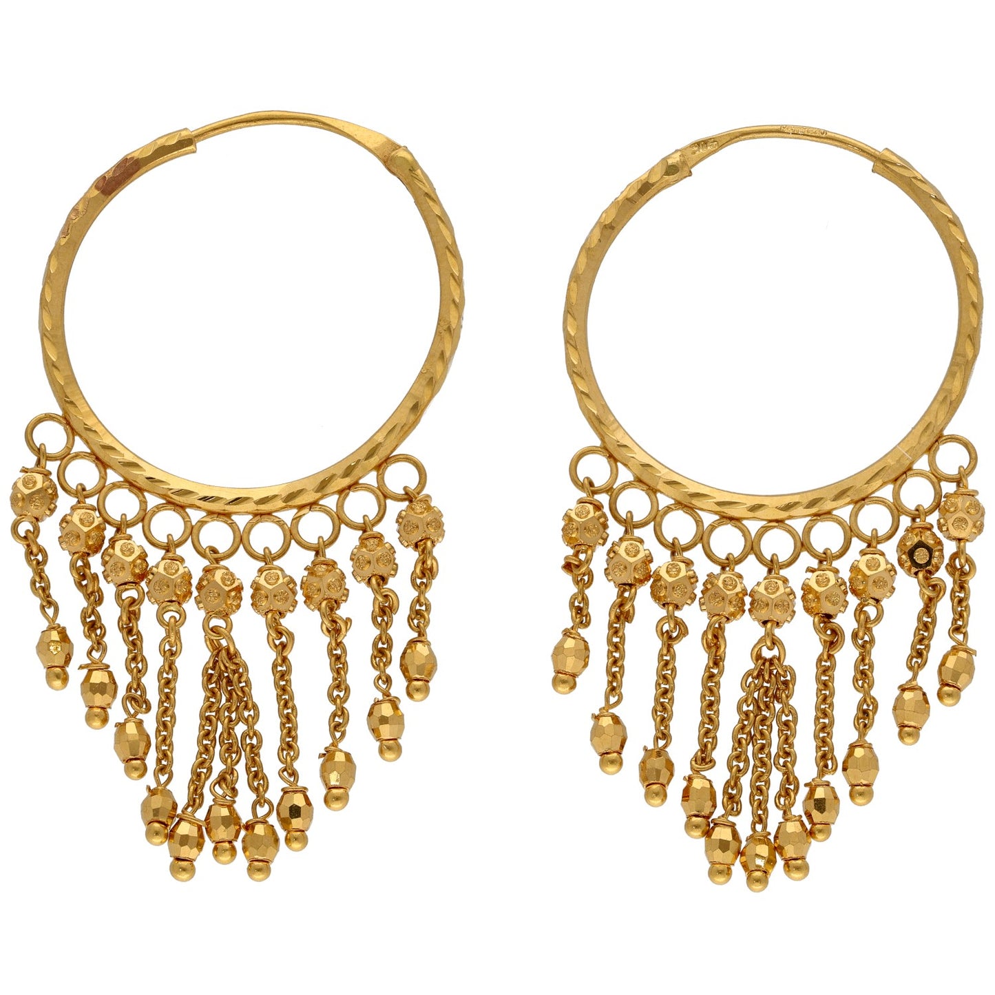 22ct Gold Hoop Earrings