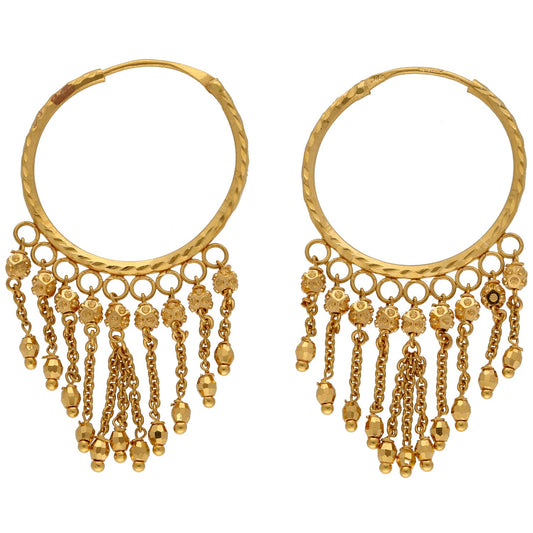 22ct Gold Hoop Earrings