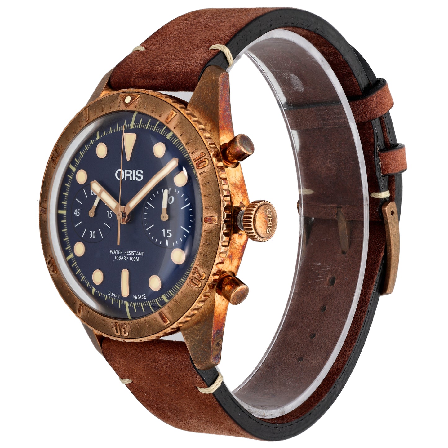 Oris Carl Brashear 7744-31 43mm Bronze Watch