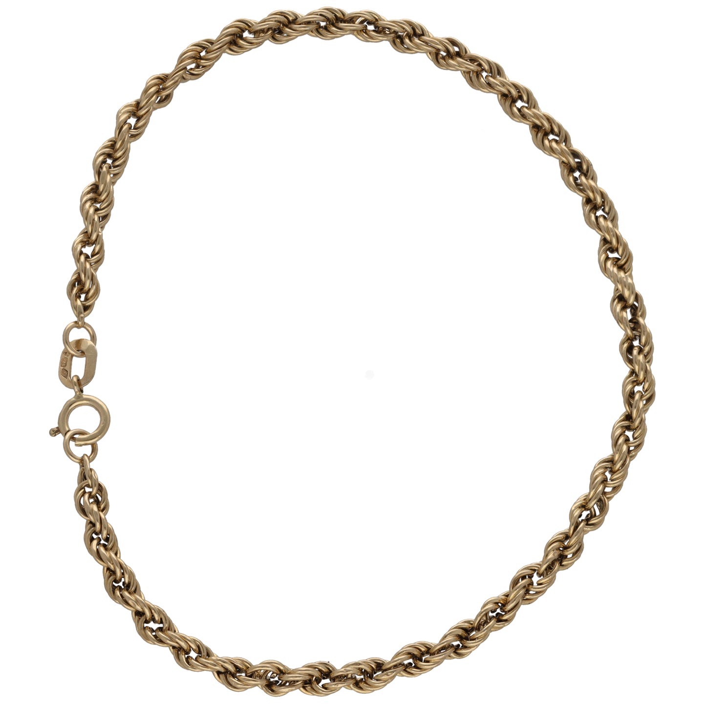 9ct Gold Rope Bracelet