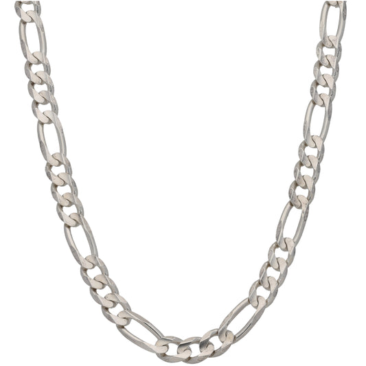 Sterling Silver Figaro Chain 20"