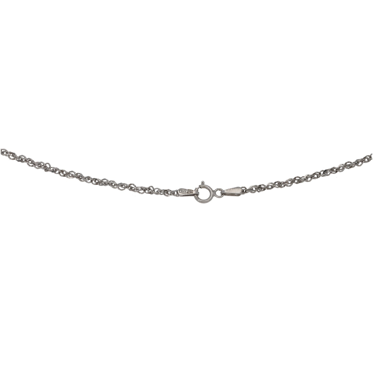 9ct White Gold Other Chain 18"