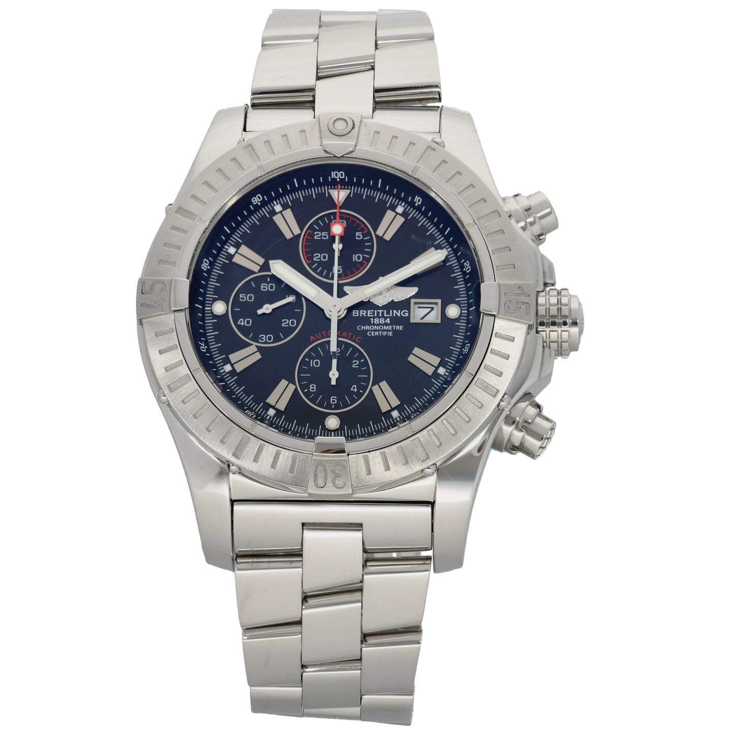 Breitling Super Avenger A13370 48mm Stainless Steel Watch