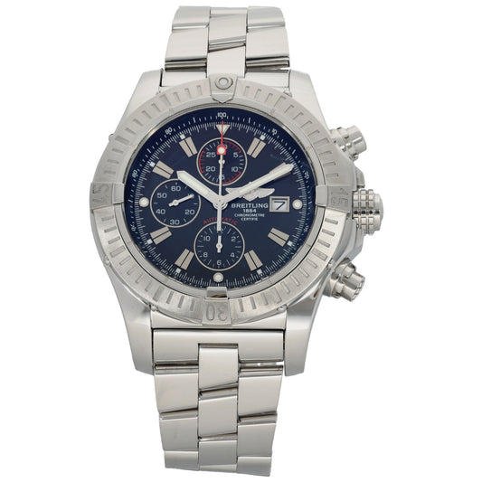 Breitling Super Avenger A13370 48mm Stainless Steel Watch