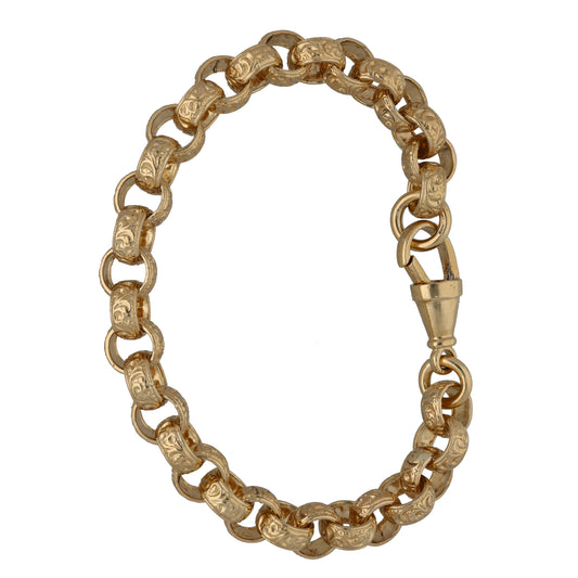9ct Gold Belcher Bracelet