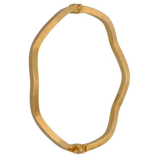 9ct Gold Hinged/Clasp Bangle