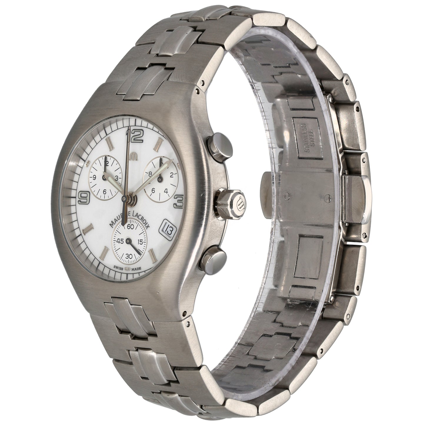 Maurice Lacroix Siras 04853 38mm Stainless Steel Watch