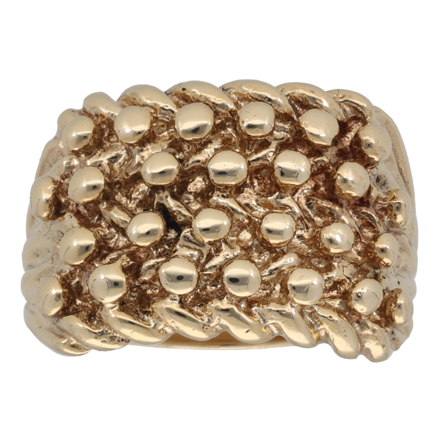 9ct Gold Keeper Ring Size S