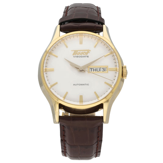Tissot Visodate T019430 B 40mm Gold Plated Watch
