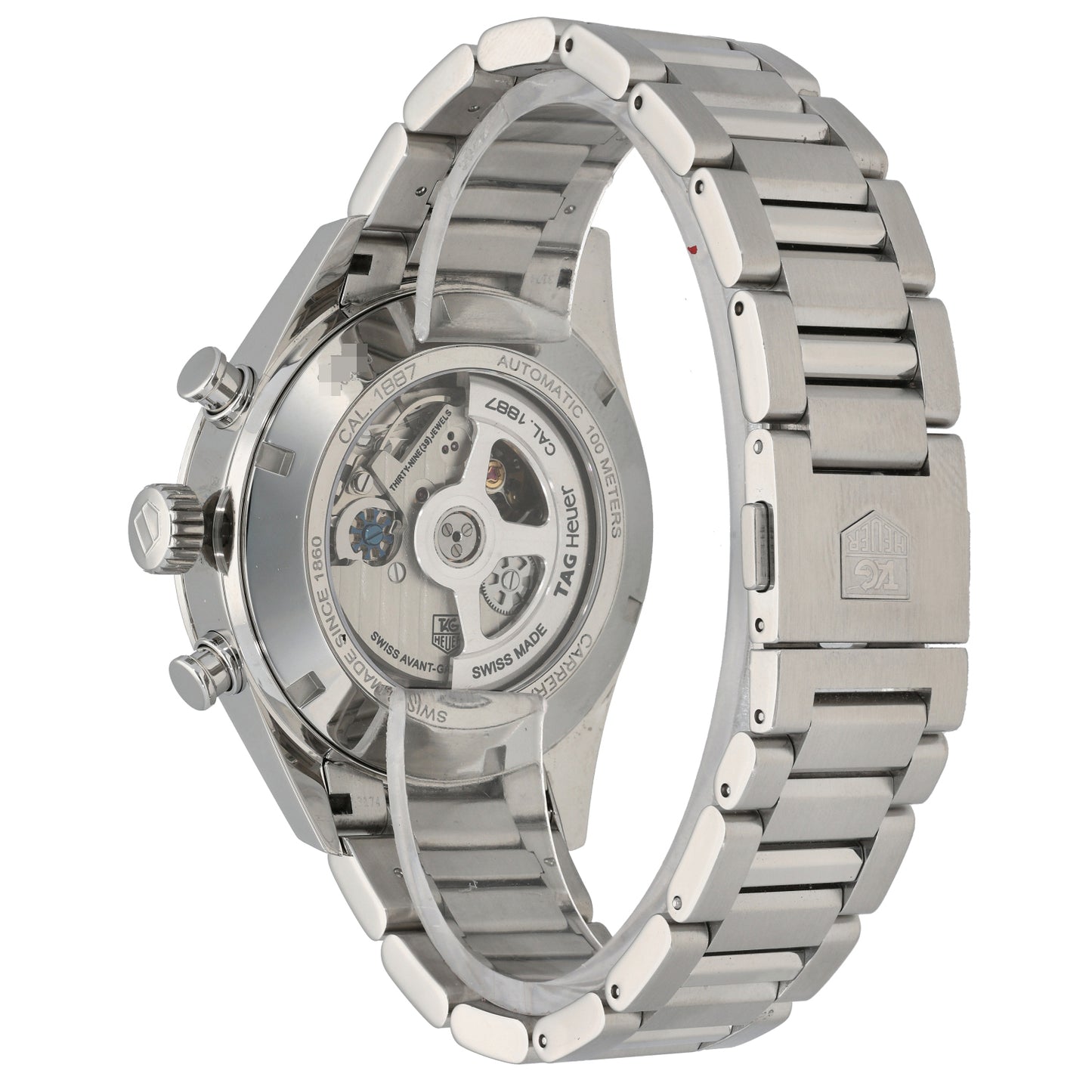 Tag Heuer Carrera CAR2012 43mm Stainless Steel Watch