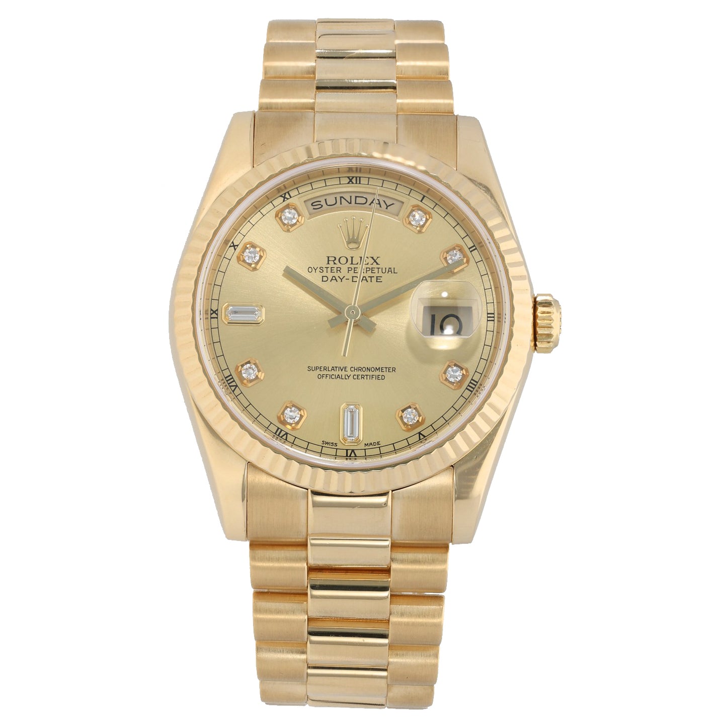 Rolex Day-Date 36 118238 36mm Gold Watch