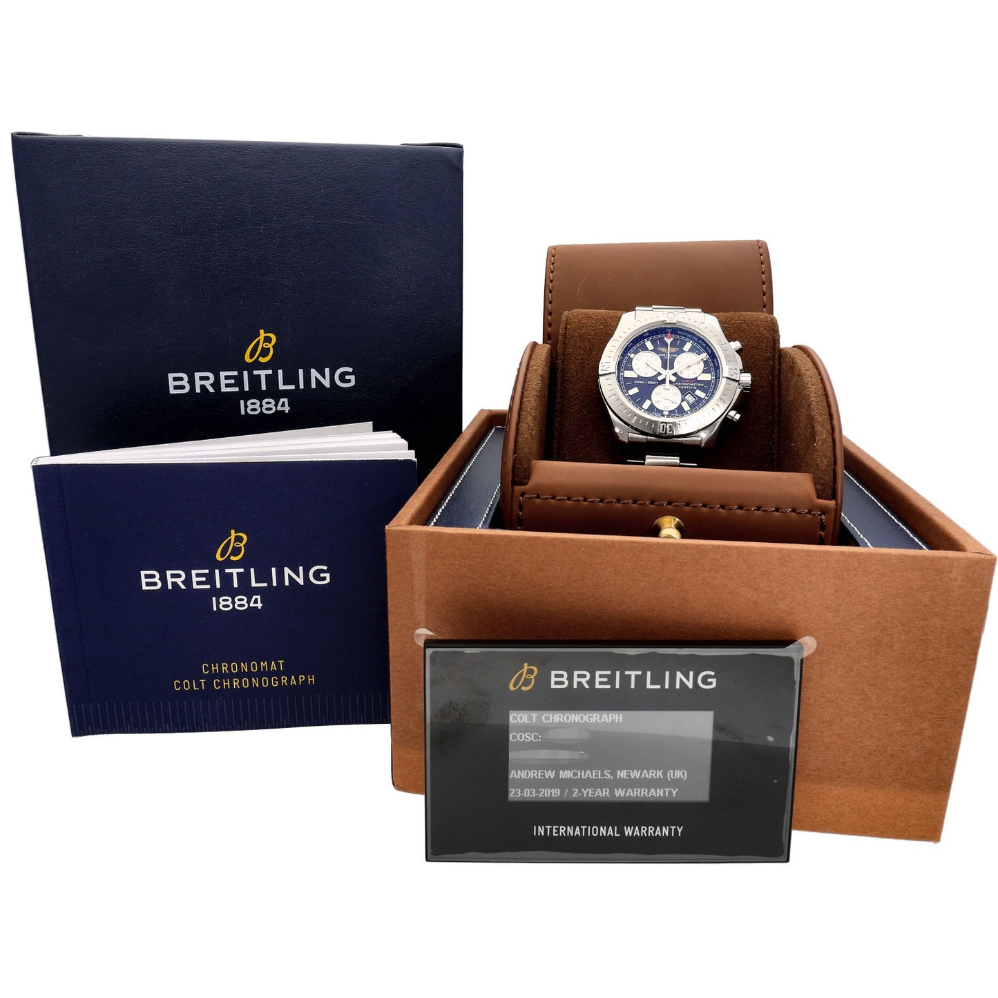 Breitling Colt Chronograph II A73388 43mm Stainless Steel Watch