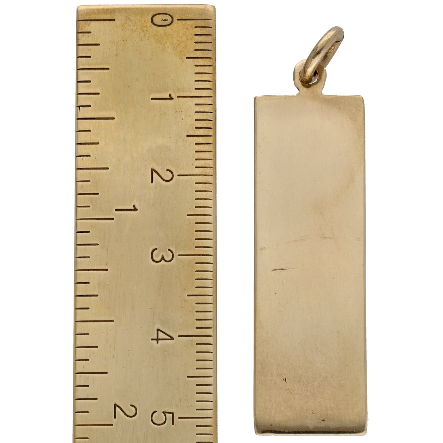 9ct Gold Ingot Pendant