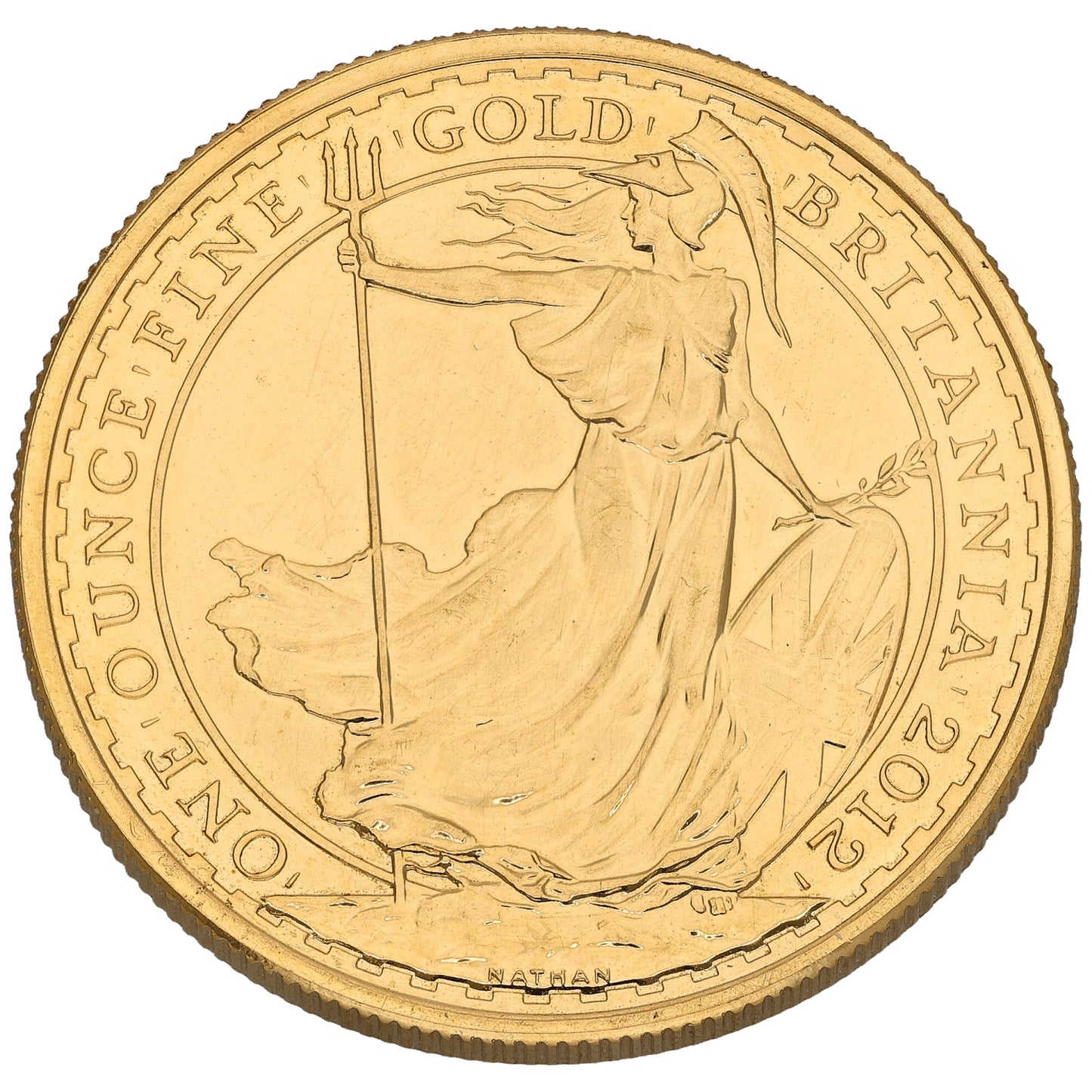 22ct Gold Queen Elizabeth II 1 OZ Britannia Coin 2012