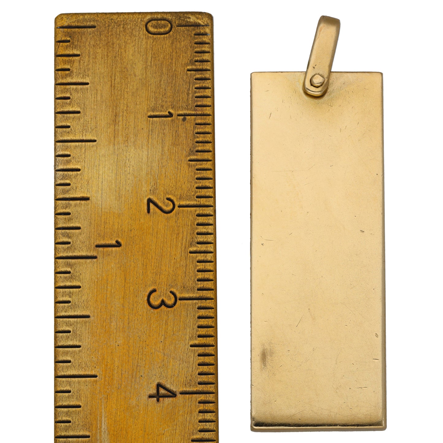 9ct Gold Ingot Pendant