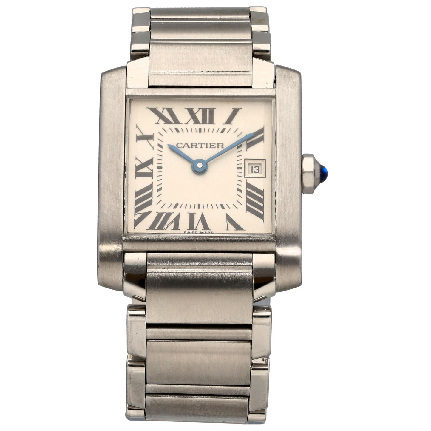 Cartier Tank Francaise 2465 25mm Stainless Steel Watch
