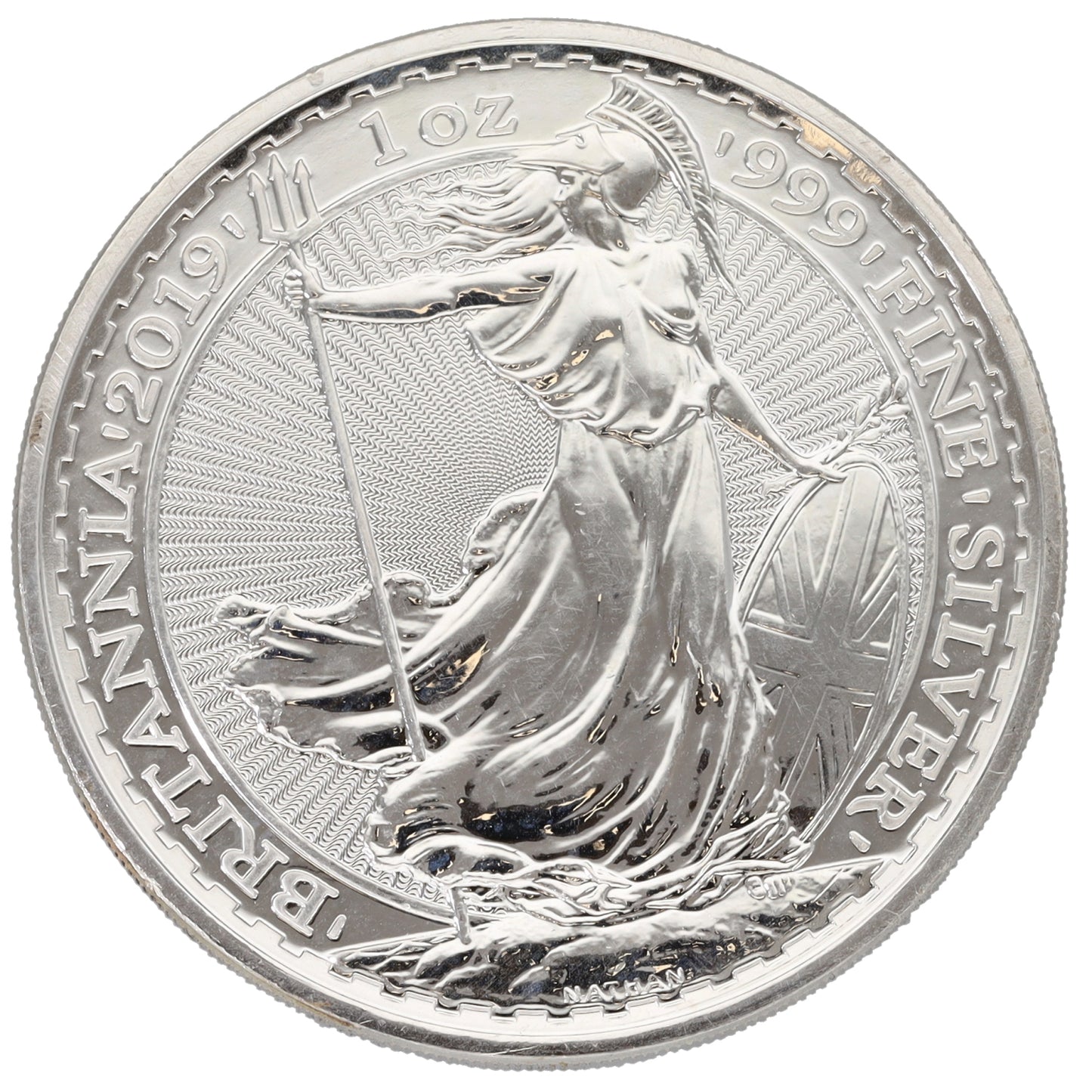 Fine Silver Queen Elizabeth II 1 OZ Britannia Coin 2019