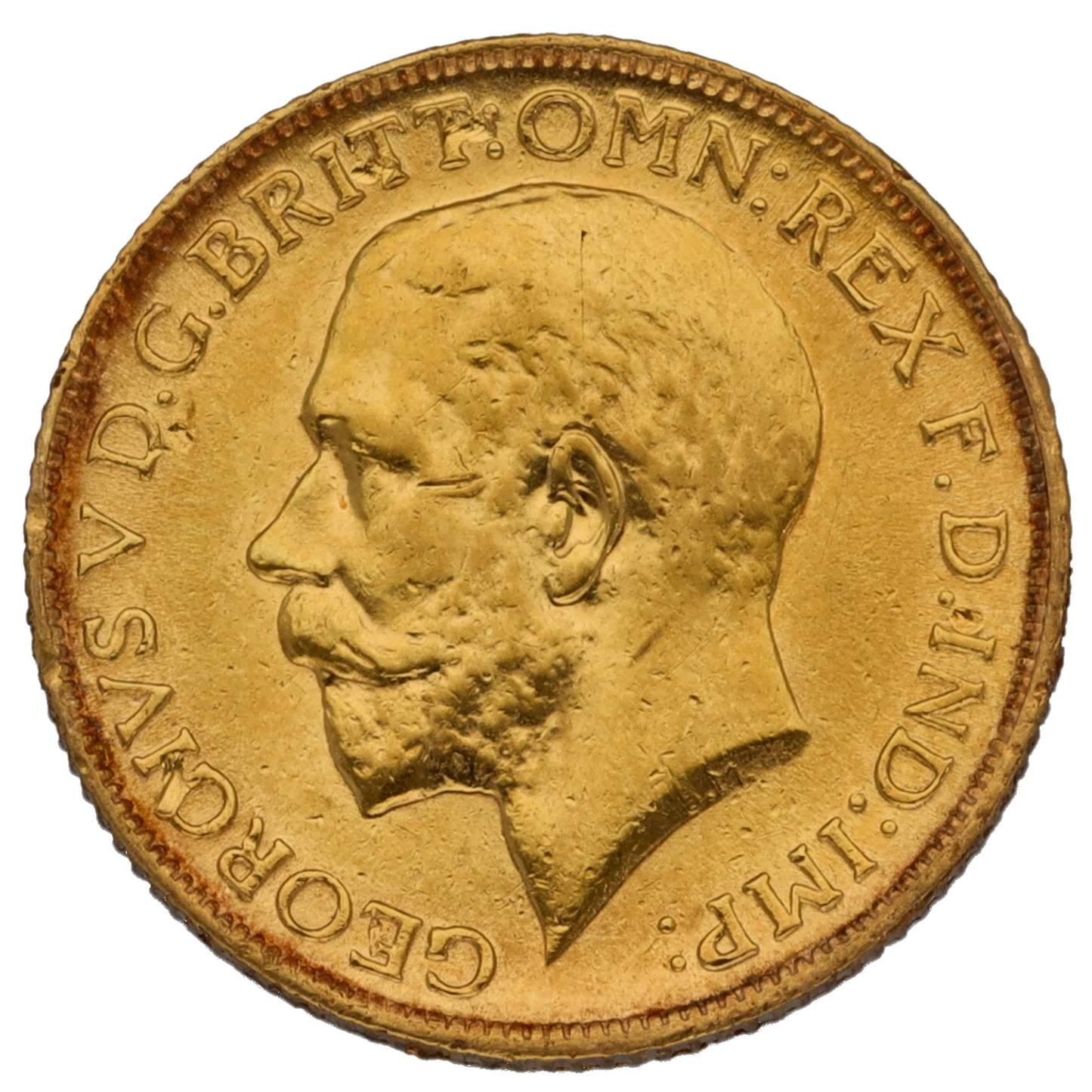 22ct Gold King George V Full Sovereign Coin 1912