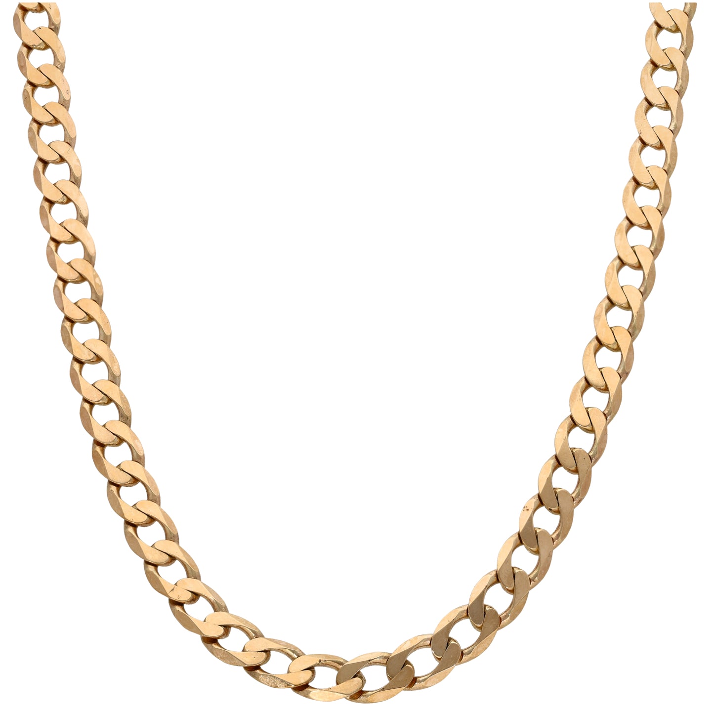9ct Gold Curb Chain 20"