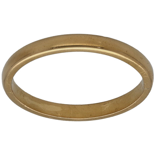 22ct Gold Plain Wedding Ring Size M