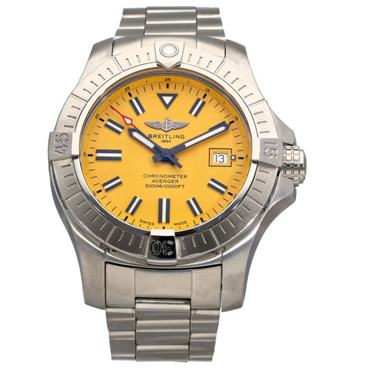 Breitling Avenger A17319 45mm Stainless Steel Watch
