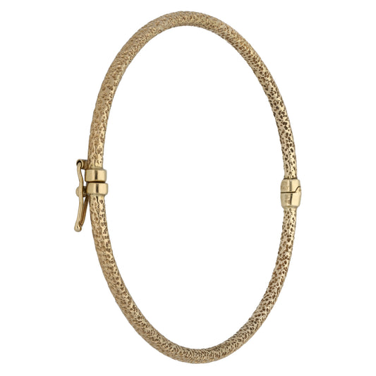 9ct Gold Hinged/Clasp Bangle