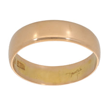 Load image into Gallery viewer, 22ct Gold Plain Wedding Ring Size N
