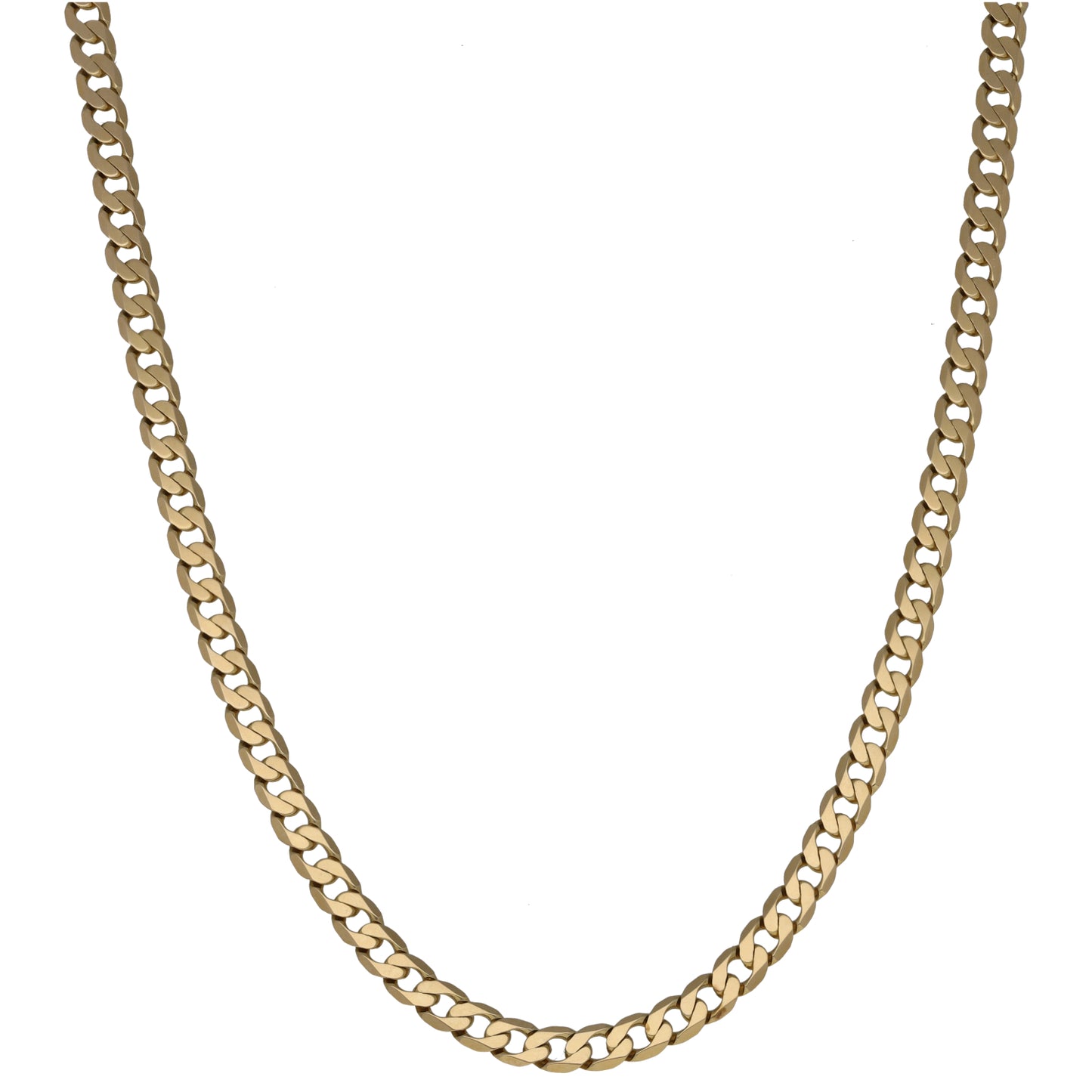 9ct Gold Curb Chain 20"
