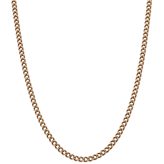 9ct Gold Curb Chain 24"